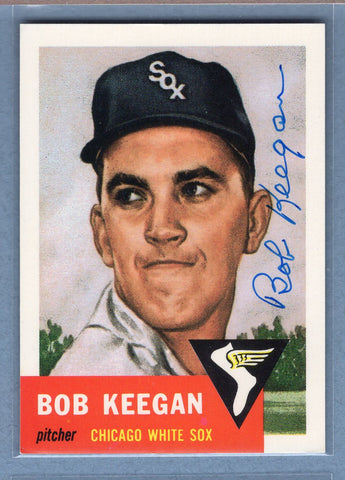 1991 Topps Archives #196 Bob Keegan Autograph Auto signed
