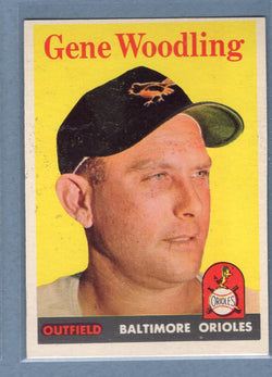 1958 Topps #398 Gene Woodling (mk) (st) (a) VG  GO501