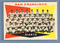 1960 Topps #151 Giants Team EX-MT  GO252