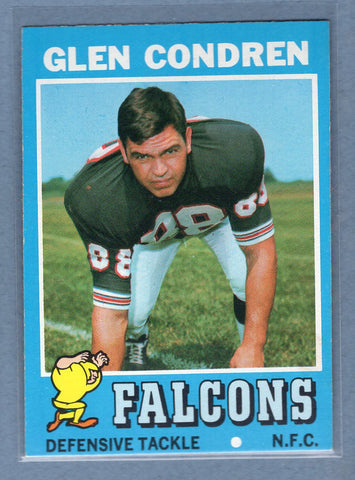 1971 Topps #122 Glen Condren (b) EX-MT  GO600