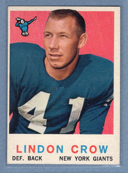 1959 Topps #156 Lindon Crow  EX  GO801
