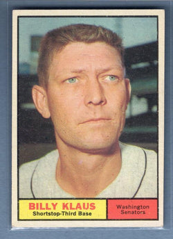 1961 Topps #187 Billy Klaus EX   GO269