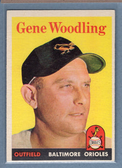 1958 Topps #398 Gene Woodling (b) VG  GO501