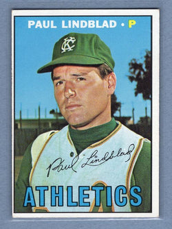 1967 Topps #227 Paul Lindblad EX  GO225