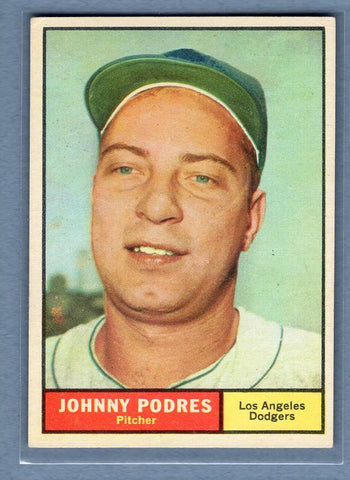 1961 Topps #109 Johnny Podres VG-EX     GO100