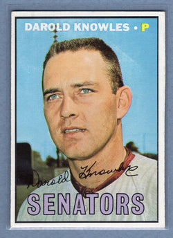 1967 Topps #362 Darold Knowles EX  GO215