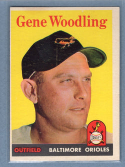 1958 Topps #398 Gene Woodling (c) VG-EX  GO501