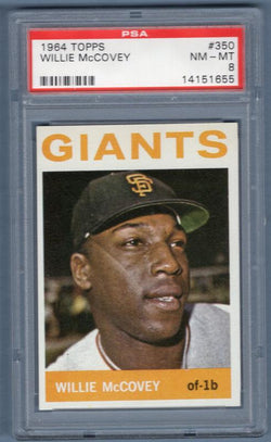 1964 Topps #350 Willie McCovey  (14151655) PSA 8