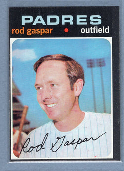 1971 Topps #383 Rod Gaspar  (d) EX  GO550
