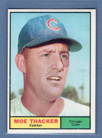 1961 Topps #12 Moe Thacker(1) NM GO220