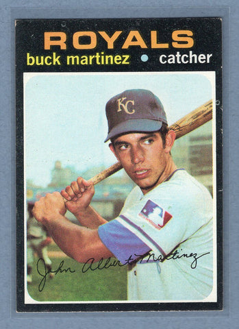 1971 Topps #163 Buck Martinez (b) EX  GO950