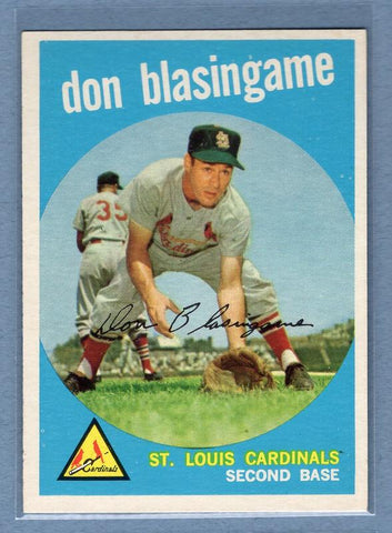 1959 Topps #491 Don Blasingame EX-MT  GO200