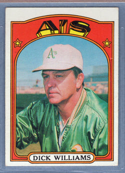1972 Topps #137 Dick Williams MG (a) EX-MT  GO544