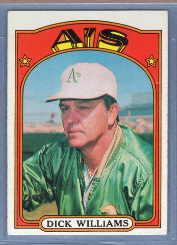1972 Topps #137 Dick Williams MG (a) EX-MT  GO544