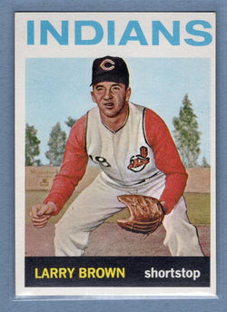 1964 Topps #301 Larry Brown EX-MT  GO129