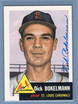 1991 Topps Archives #204 Dick Bokelmann Autograph Auto signed