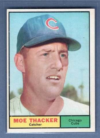 1961 Topps #12 Moe Thacker(3) NM GO220