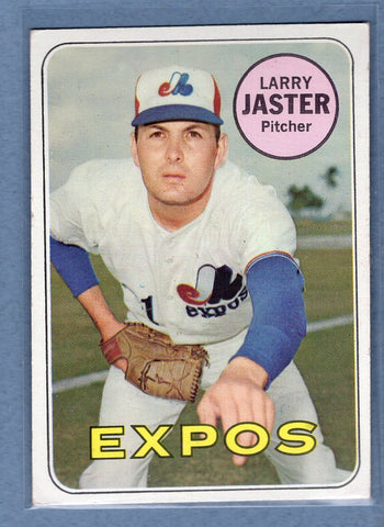 1969 Topps #496 Larry Jaster(c) EX  GO850