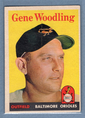 1958 Topps #398 Gene Woodling (e) VG  GO501
