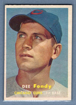 1957 Topps #42 Dee Fondy EX   GO100