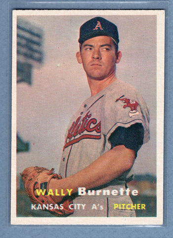 1957 Topps #13 Wally Burnette (a) EX-MT  GO121