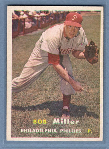 1957 Topps #46 Bob Miller EX   GO100