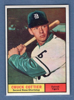 1961 Topps #13 Chuck Cottier(2) NM GO220