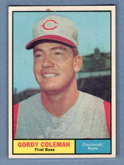 1961 Topps #194 Gordy Coleman(ST) EX   GO269