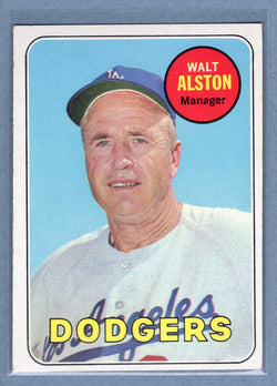 1969 Topps #24 Walt Alston (HOF) (b) EX-MT  GOYY3