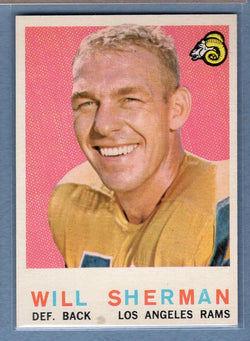 1959 Topps #127 Willard Sherman EX-MT  GO87