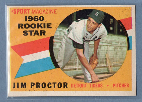 1960 Topps # 141 Jim Proctor EX-MT High Grade Set Break