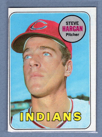 1969 Topps #348 Steve Hargan (b) EX-MT  GOWAYY