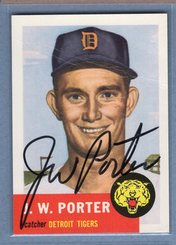 1991 Topps Archives #211 Jay Porter G-VG Autograph Auto signed