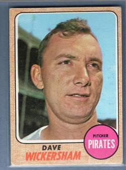 1968 Topps 288 Dave Wichersham VG-EX SET BREAK