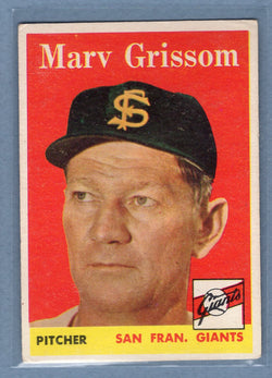 1958 Topps #399 Marv Grisson (d) VG  GO501
