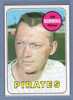 1969 Topps #175 Jim Bunning (HOF) (a) EX-MT  GOWABB