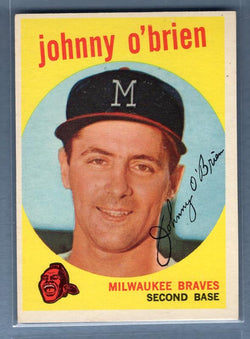 1959 Topps #499 Johnny O'Brien EX-MT  GO200