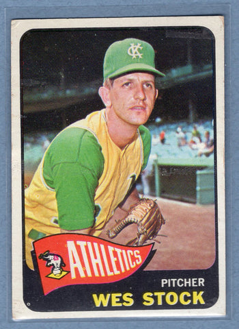 1965 Topps #117 Wes Stock (st) VG  GO52
