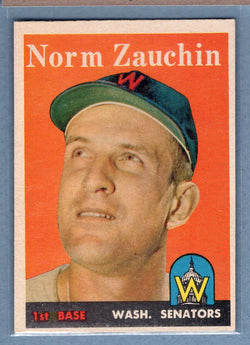 1958 Topps #422 Norm Zauchin (mk) (a) VG  GO501