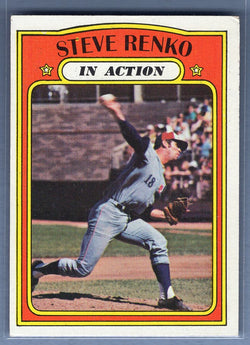 1972 Topps #308 Steve Renko IA Ex-Nm