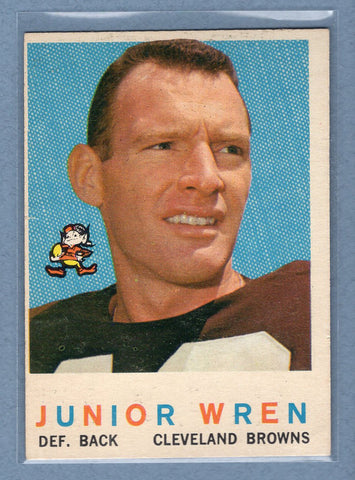 1959 Topps #169 Junior Wren (d) VG-EX  GO801