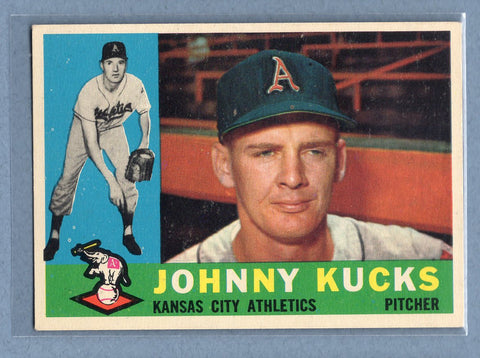 1960 Topps #177 Johnny Kucks EX-MT  GO252