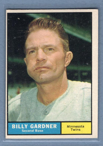 1961 Topps #123 Billy Gardner VG-EX     GO100