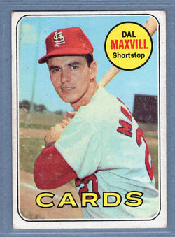 1969 Topps #320 Dal Maxvill VG-EX  GO661