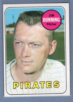 1969 Topps #175 Jim Bunning (HOF) (e) EX-MT  GOWABB