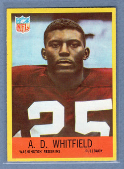 1967 Philadelphia #191 A.D. Whitfield  EX-MTGO71