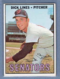 1967 Topps #273 Dick Lines EX  GO225