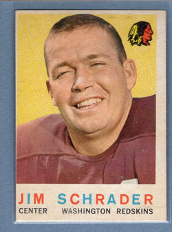 1959 Topps #134 Jim Schrader EX  GO87