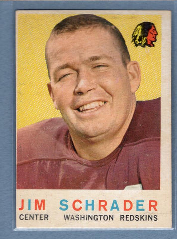 1959 Topps #134 Jim Schrader EX  GO87