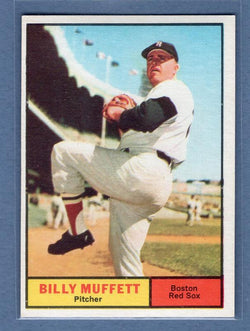 1961 Topps #16 Billy Muffett(5) NM GO220